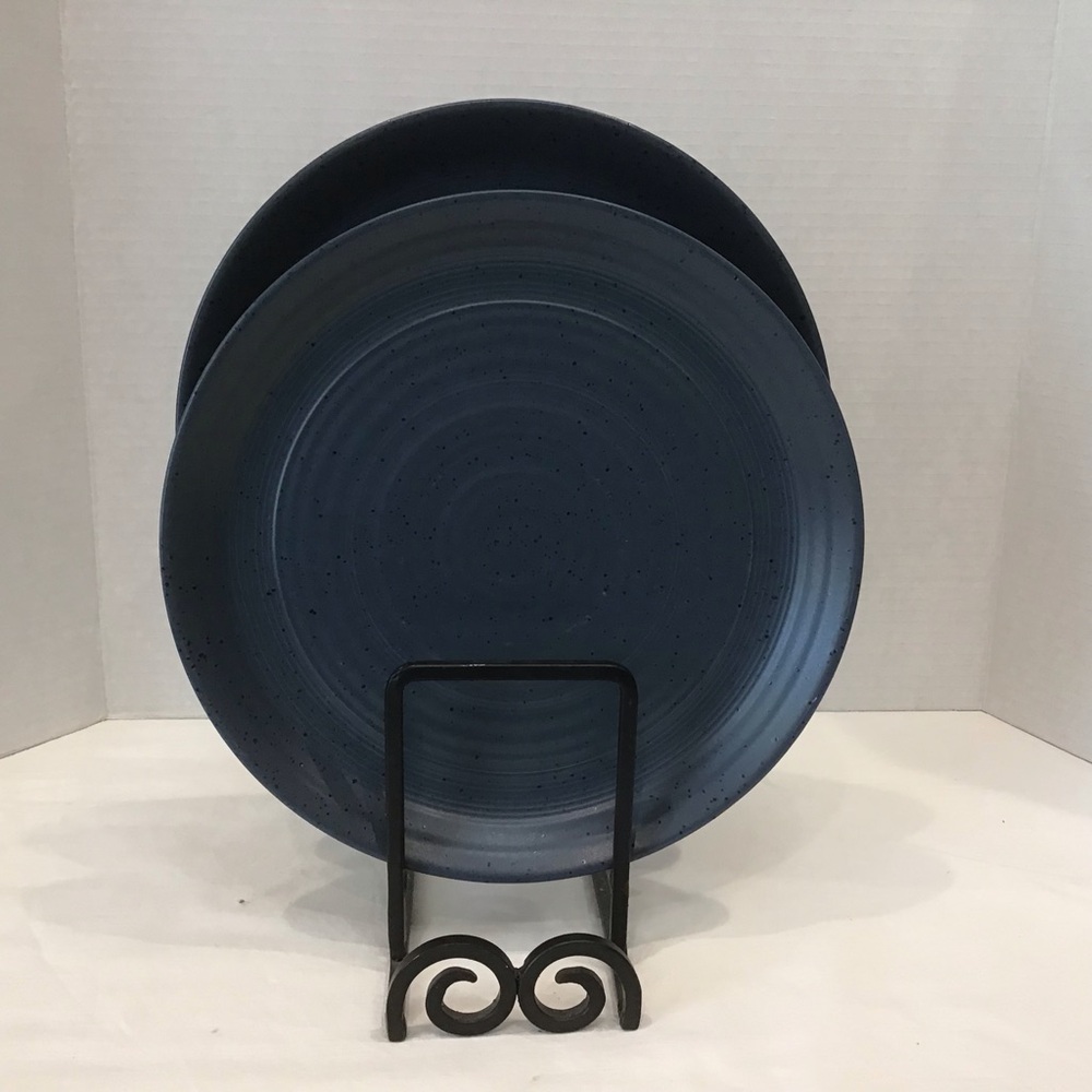 Bee & Willow Navy Blue Dinner Plates – Set of 2 – Discontinued – $26 💙